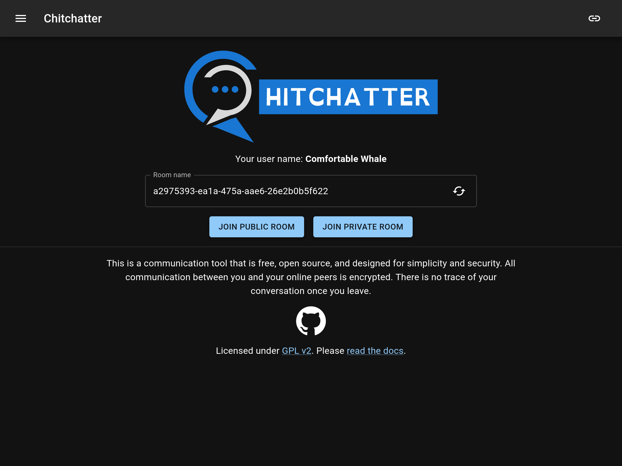 Chitchatter screenshot